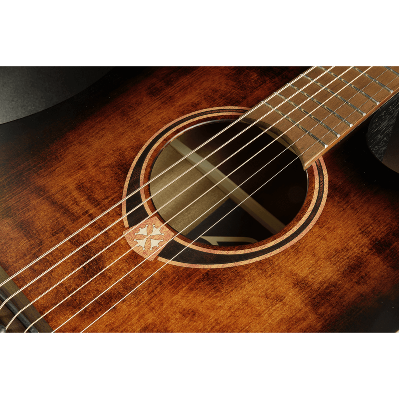 Dreadnought Cutaway Acoustic-Electric Black & Brown
