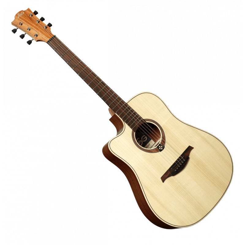 Dreadnought Left-Handed Cutaway Acoustic-Electric Natural