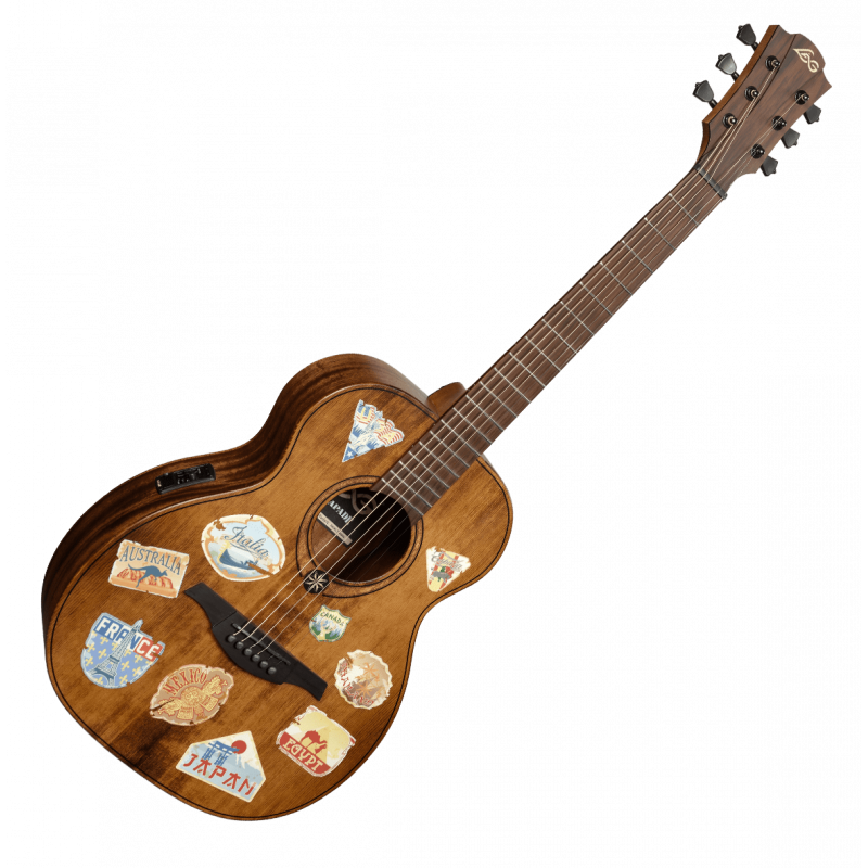 Travel-Gitarre Globe Trotter mit Pickupsystem
