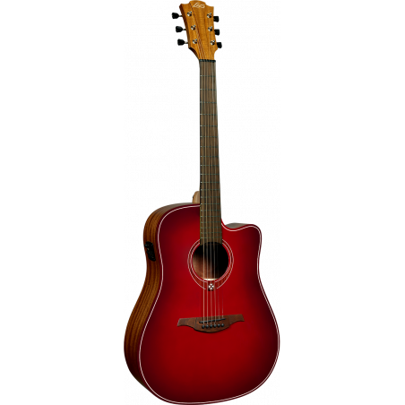 LTD Dreadnought Cutaway Electro Special Edition Red Burst