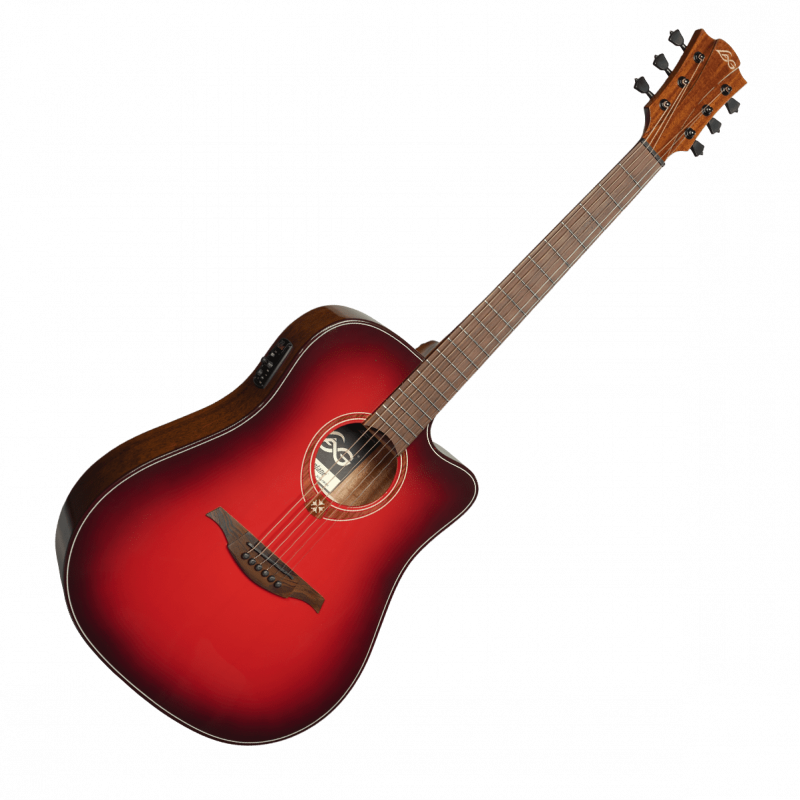 Dreadnought Cutaway Acoustic-Electric Red Burst
