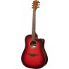 LTD Dreadnought Cutaway Electro Special Edition Red Burst