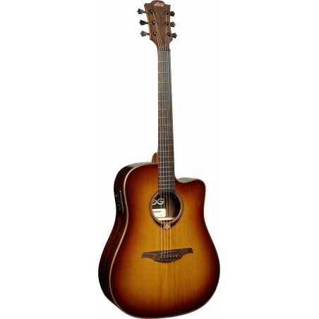 T118DCE-BRS Dreadnought Cutaway Acoustic-Electric Brown Shadow