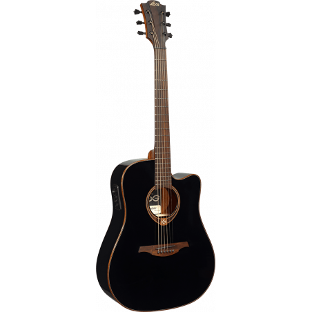 T118DCE-BLK Dreadnought Cutaway Acoustic-Electric Black