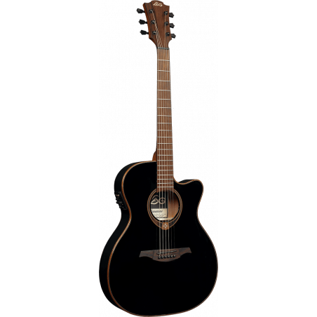 T118ASCE-BLK Auditorium Slim Cutaway Acoustic-Electric Black