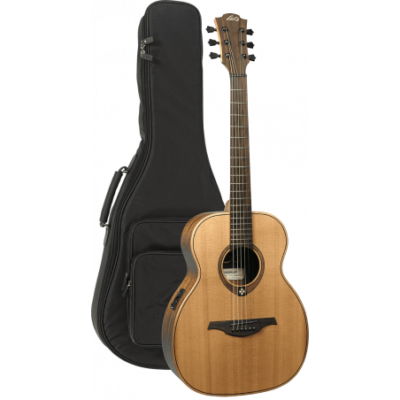 TRAVEL-RCE Travel Red Cedar Acoustic-Electric w/ gigbag
